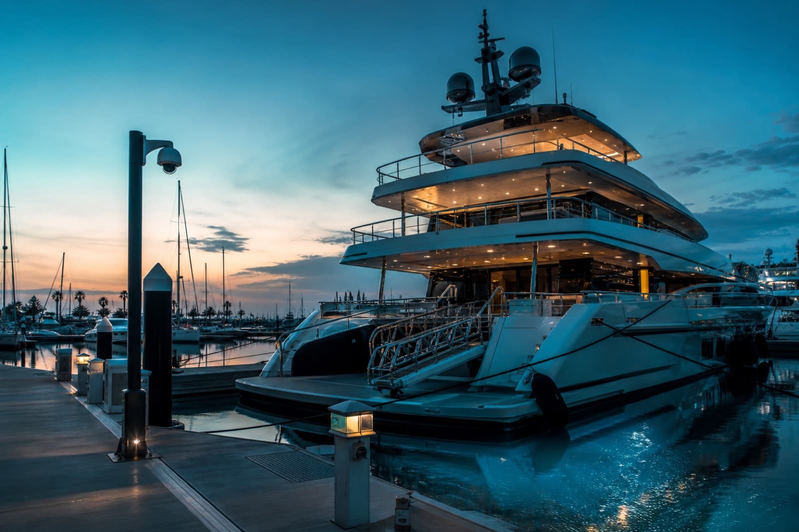 Marina and yacht biometric access control